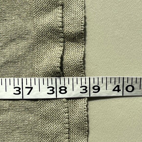 J Jill Sweater Cardigan Size Small Petite Sage Green Button Short Sleeve Light - Picture 10 of 11